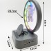 Подвесной световой динамик часы беспроводная зарядка suspended light speaker Bluetooth  серебристый скафандр Y-558-SILVER-C