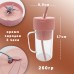 портативный и аккумуляторный блендер для сока portable and rechargeable battery juice blender розовый HS-08-pink