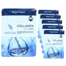 MAGIC PASSION Тканевая Маска c Коллагеном Collagen 10 х 23 мл MP-23Coll 10 штук 