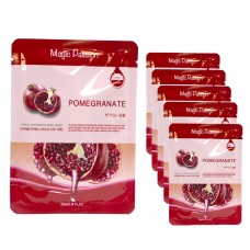 MAGIC PASSION Тканевая Маска c Гранатом Pomegranate 10 х 23 мл MP-23Pomgr 10 штук