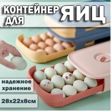 Контейнер для яиц Egg Box Розовый EggBox-Pink 