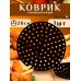 Силиконовый коврик черный для фритюра 20х20 silicon mat for air fryer SiliconFryer-black 