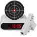 Часы-будильник Пистолет с лазерной мишенью "Меткий стрелок"