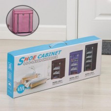 Органайзер Полка для обуви Shoe rack and wardrobe 60х30х90см Розовый