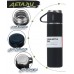 Набор термос Черный 500мл с 3мя кружками 150мл в подарочном пакете Vacuum Flask Set SUS304