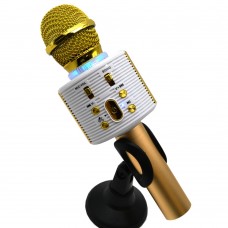 V6 Караоке микрофон золотой