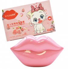 Sersanlove Гидрогелевые патчи для губ с экстрактом Розы Lover Rose Moisturizing Lip Mask 20 шт 60 гр XG1053