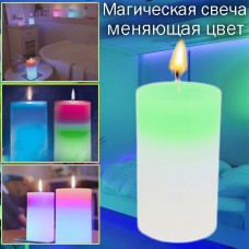 Магическая Свеча парафиновая светодиодная Candled Magic Candle-Зеленый  