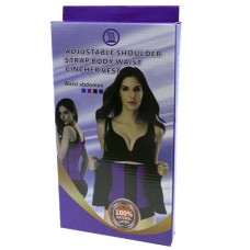 Корсет латекс женский  Adjustable shoulder strap body waist cincher vest XL цвет в ассортименте