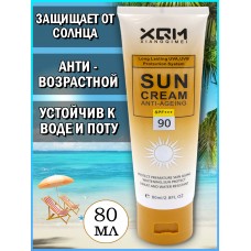 XQM Солнцезащитный антивозрастной крем Фактор защиты 90+++ 80 мл X2228