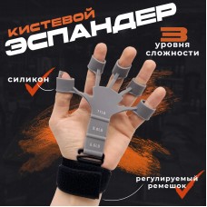 Finger Exerciser эспандер тренажер для пальцев серый max. 11LB   FingerExerciser-grey