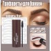 KISS BEAUTY Набор для бровей с Щеточкой и Трафаретами 10 шт Eyebrow Stamp 89033-03-ASS (в ассортименте)