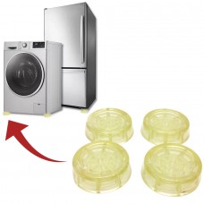 Универсальные Амортизирующие Антивибрационные Подставки 4 шт для Стиральной и Посудомоечной машины Холодильника и Сушилок для снижения уровня шума круглые RE-круг 6х6см