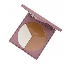 MAFFICK Трехцветная пудра с зеркалом и консилером Tri-Color Repair Blush Tray 20 гр №602 MF045-602