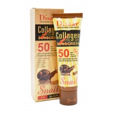 Disaar Солнцезащитный тональный крем с муцином Улитки и Коллагеном  SPF 50 + + + Collagen Sunscreen 50 гр  DS51922