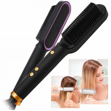 Электрический Выпрямитель Расческа для волос Hair Straightener Straight comb Черный Фиолетовый FH909-чернфио