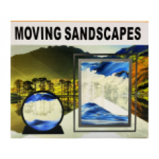 Картина из песка ПРЯМОУГОЛЬНИК Синий Moving Sandscapes 17см Rectangle-blue