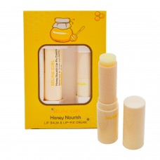 SELINE GIRL Набор для ухода за губами с экстрактом меда Honey Nourish Lip Balm & Lip-Fix Cream G1013