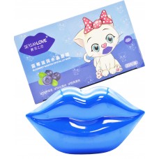 Sersanlove Гидрогелевые патчи для губ с экстрактом Черники Blueberry Moisten Crystal Lip Mask 20 шт 60 гр XG0179