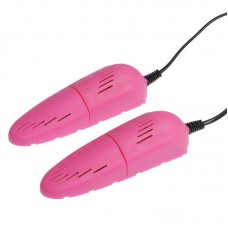  Электросушилка для обуви раздвижная 6 ВТ температура 65-75 градусов розовая