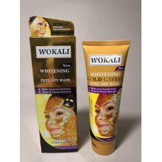 Золотая маска для лица Wokali Whitening Gold Caviar WKL403