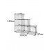 Универсальный стеллаж конструктор подставка металлическая 24 стенки 26 креплений 110х37х110 см FH topy diy Flower Rack HJ-6