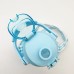 Бутылка для воды спортивная с трубочкой  детская Мишка голубой 1000мл SMILE-BLUE 