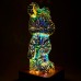 Атмосферный ночник С ПУЛЬТОМ 8 режимов atmosphere table lamp МЕДВЕДЬ 20 см USB Teddy-Lamp-2