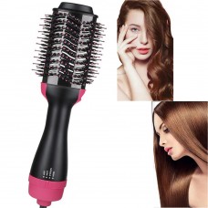 Фен Щетка 3в1 для укладки волос One Step Hot Air Brush Розовый