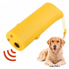 Ультразвуковой Отпугиватель для тренировки собак 3 режима BING Training Banish dog maching Желтый AD-100