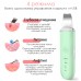 Ультразвуковая щеточка для чистки лица 2 насадки 4 режима Face Skin Cleansing Scrubber Зеленый