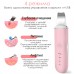 Ультразвуковая щеточка для чистки лица 2 насадки 4 режима Face Skin Cleansing Scrubber Розовый