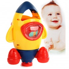 Заводная Игрушка Фонтанчик для купания и ванны Ракета Funny Baby Water Toy для малышей от 1 года HE0277