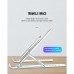 Раздвижная Подставка для планшета P1 25х22 см Multi Position foldable notebook Белый