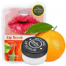 PHUTAWAN Сахарная маска - скраб для губ с ароматом Апельсина Lip Scrub Orange 12 гр Orange-12g