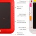 Magic Pad Волшебный Светящийся Планшет для рисования с подсветкой Красный А1510001