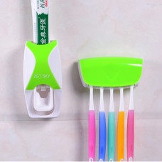 Дозатор для зубной пасты с держателем для щёток Зеленый Jinxin-300