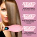 Расческа Выпрямитель Утюжок 80-230 гр для волос с Дисплеем Fast Hair Straightener HQT-906 Розовый