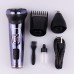 Беспроводной Триммер Синий Geemy 3 Насадки 3-6 мм для волос лица носа и ушей + щеточка и масло Hair Trimmer and Shaver set GM-567