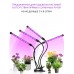 Фитолампа с 4-мя гибкими отводами для выращивания растений в помещении Светодиодный с Таймером 360 и 10 регулировкой LED Grow Light