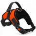 Упряжка Регулируемая мягкая нагрудная шлейка Пижон Поводок Размер S 25 мм 60-75 см для собак SportsDog harness set Оранжевый