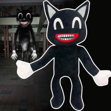 Мягкая игрушка Картун Кэт 28 см на присоске Черный  Cartoon cat