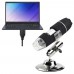 Цифровой Микроскоп Digital Microscope USB 1000X 15-40 мм на подставке с диском для Windows Mac Android