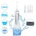 Ирригатор Гидромассажер 5 насадок 5 режимов 300 мл H2Ofloss Cordless Oral Irrigator В чехле для очищения полости рта HF-6