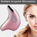 Микротоковый массажер Гуаша  для лица с чехлом Facial Massager Розовый GI-888