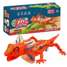 Детская игрушка Веселая Ящерица Синяя RONG XIAN YI  Lizard Funny Animals ZR155-Красный