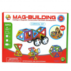 Детский Развивающий Конструктор Mag Building 36 Деталей