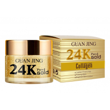 Guan Jing Антивозрастной крем для лица с частицами 24К золота 50 ml GJ81914