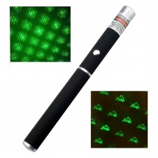 Лазерная указка 2 насадки L04-02 Laser Pointer Зеленый луч