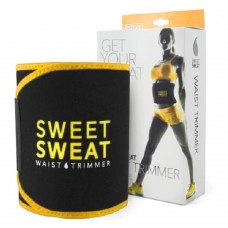 Пояс для похудения Get your Sweat on Waist Trimmer Универсальный размер Желтый